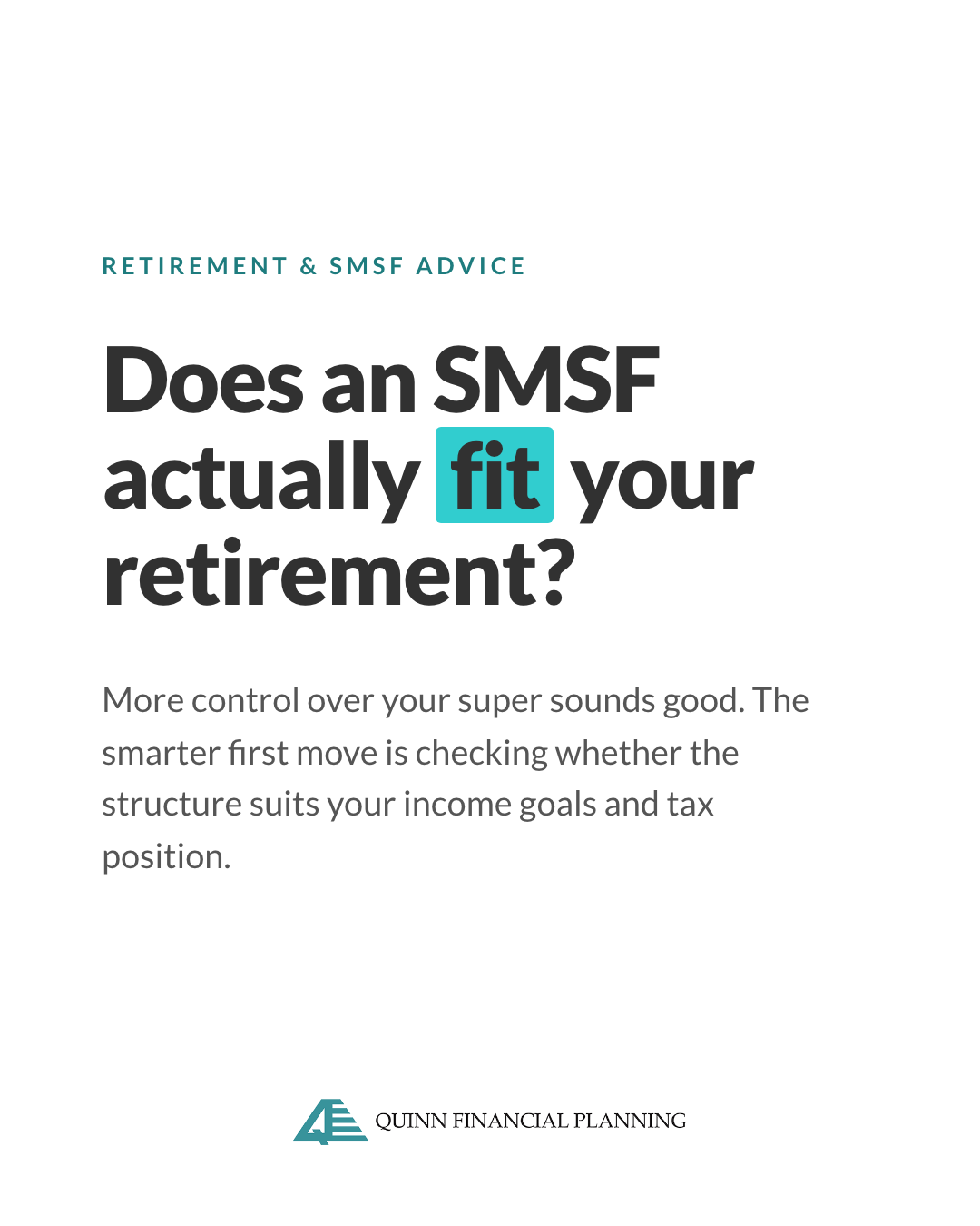 SMSF-fit question ad creative